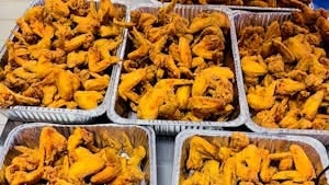 Tray of Wings.