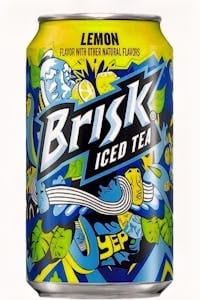 Brisk Ice Tea Can.