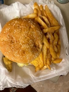 Whiting Fillet Sandwich.