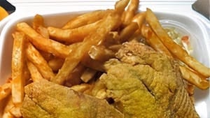 Tilapia Fillet Sandwich.