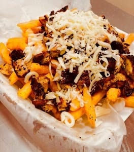 Grilled Chicken Cheese Fries.