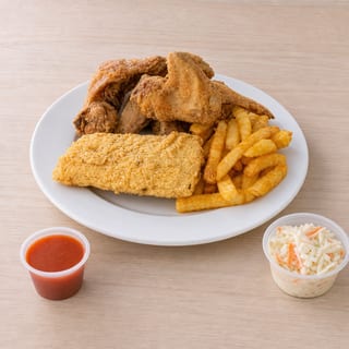 Cod (1 Pc) & Wings (4)
