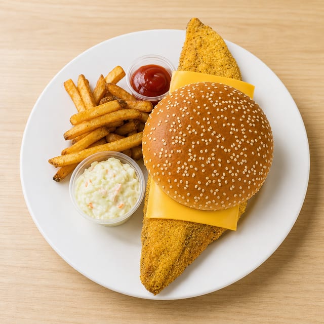 Catfish Fillet Sandwich.