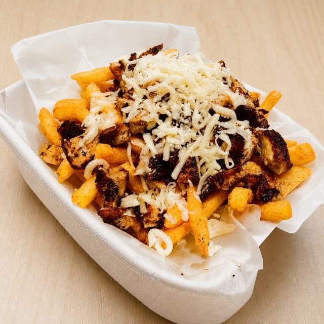 Grilled Chicken Cheese Fries.