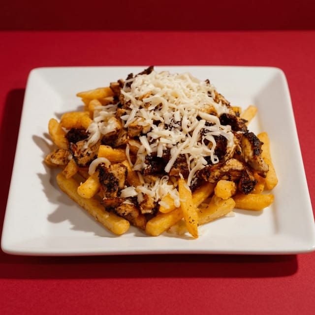 Grilled Chicken Cheese Fries.