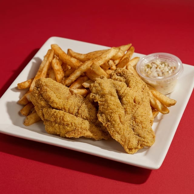 Tilapia Fillet Sandwich.